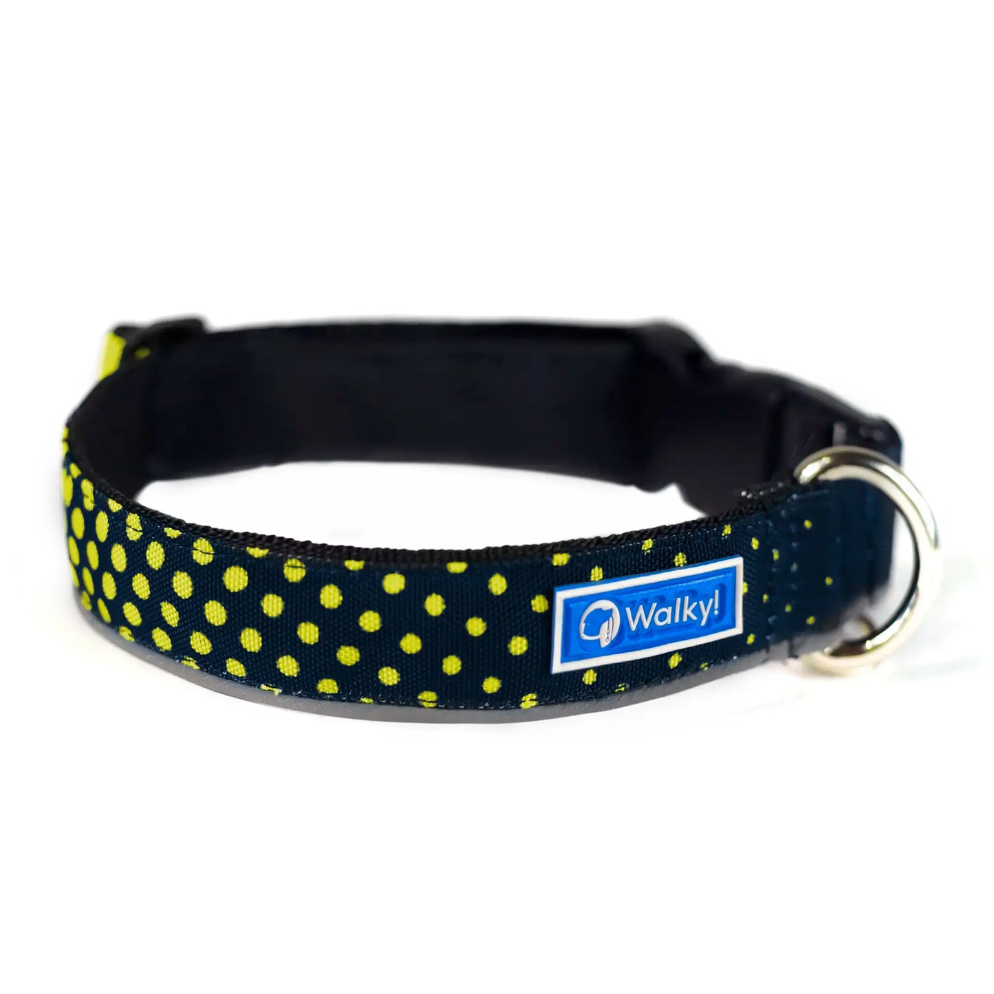 Collar Portaplaca Azul/Verde