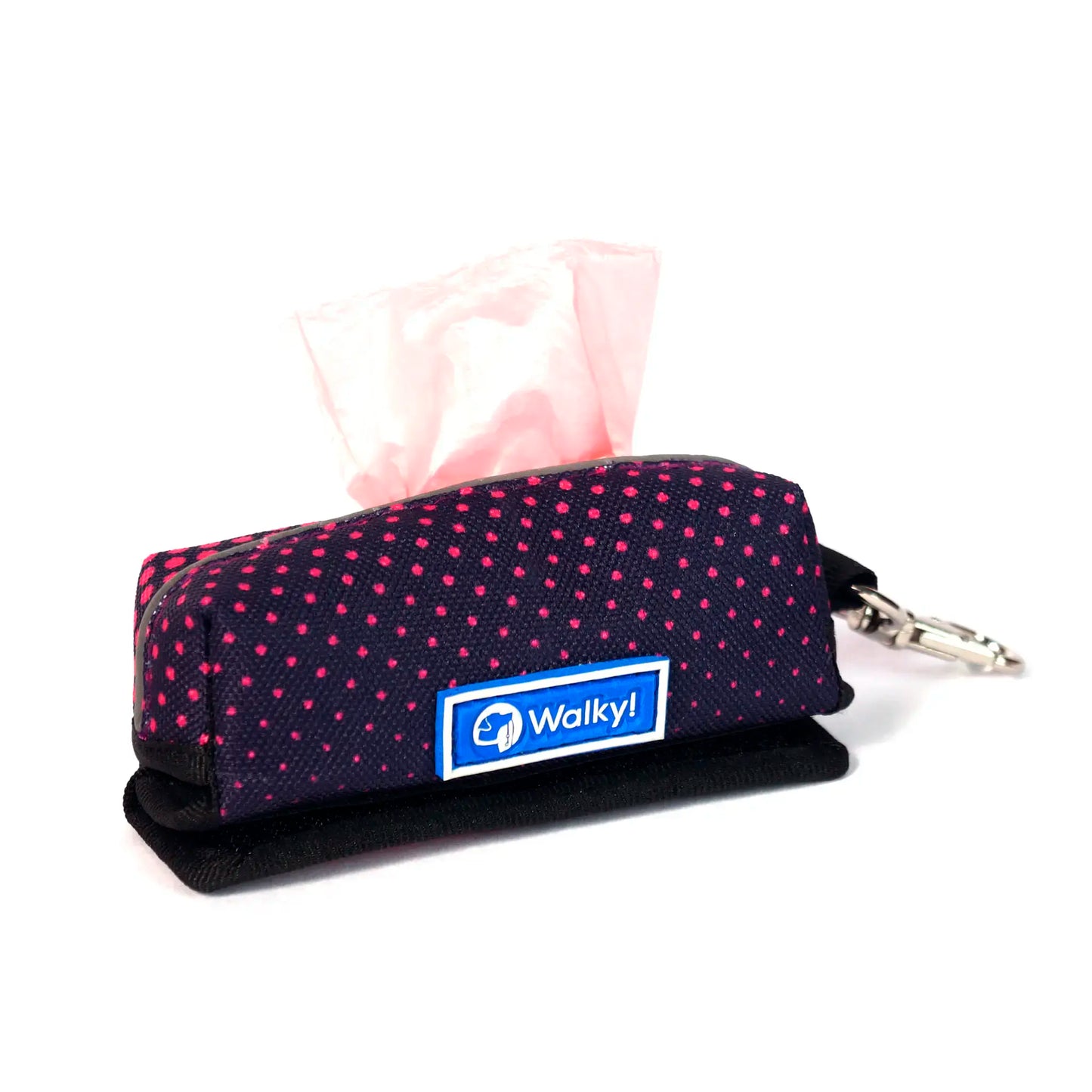 Mini Dispensador de Bolsas Violeta/Fucsia