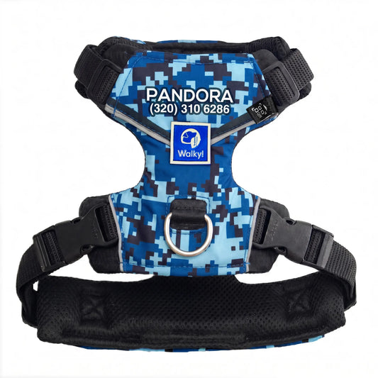 Pechera Personalizada Camo Navy