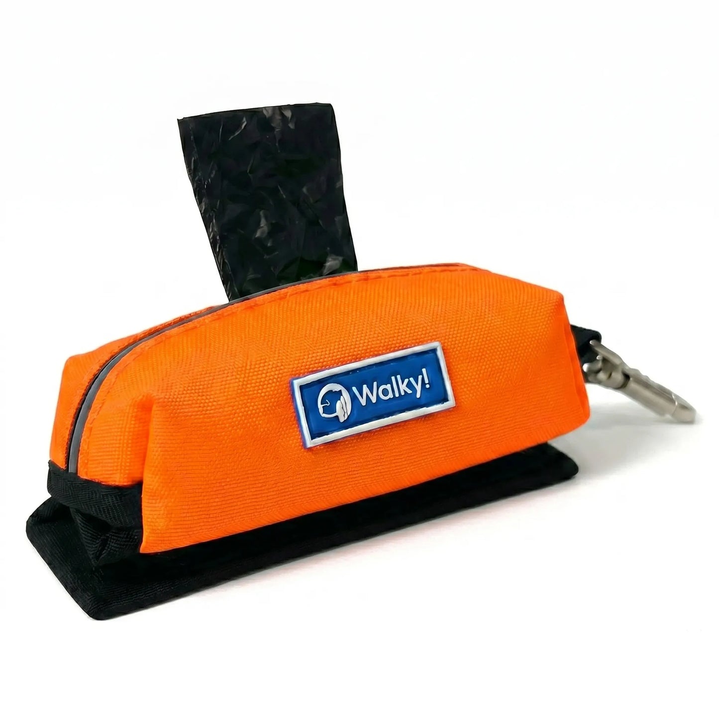Mini Dispensador de Bolsas Naranja Neón